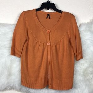 Lapis short sleeve cardigan